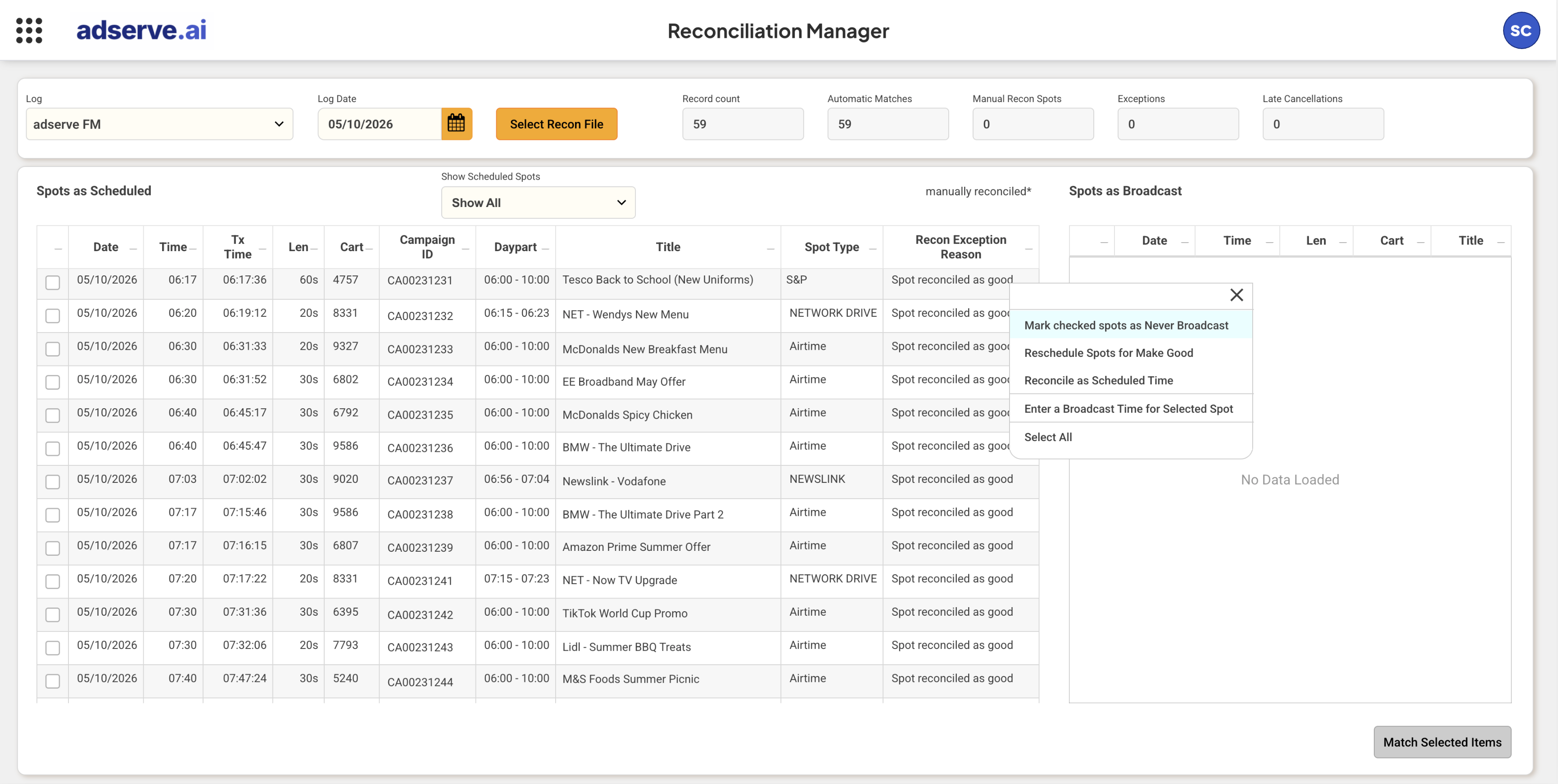 Compliance and category rules editor
